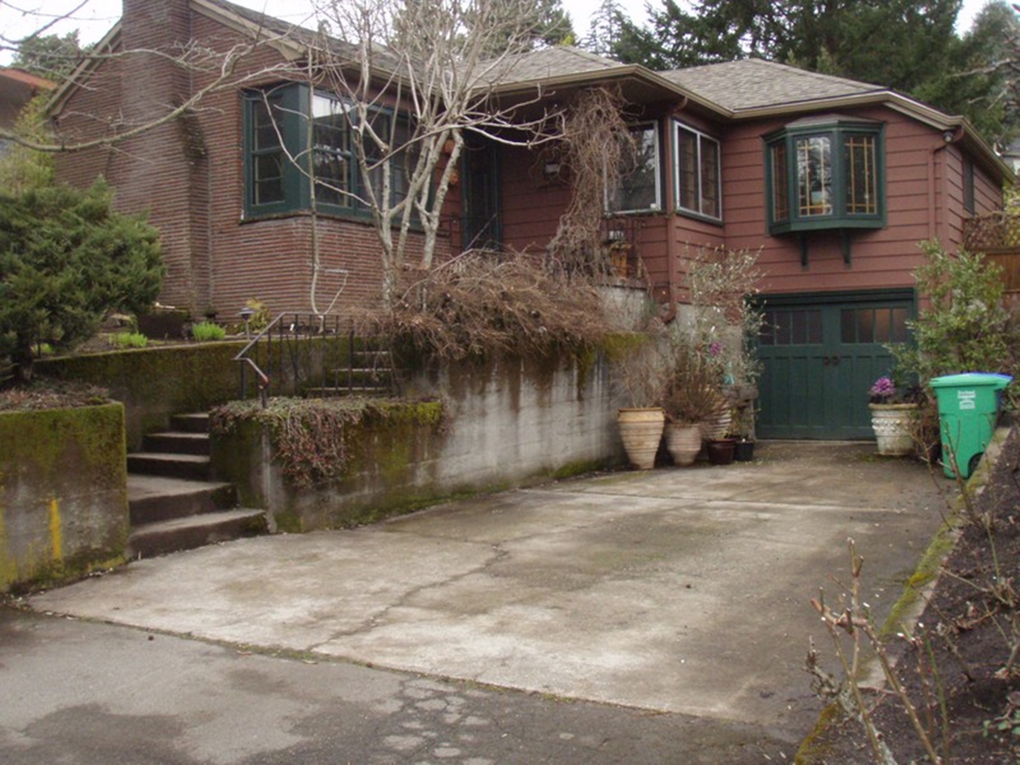 before picture of new masonry