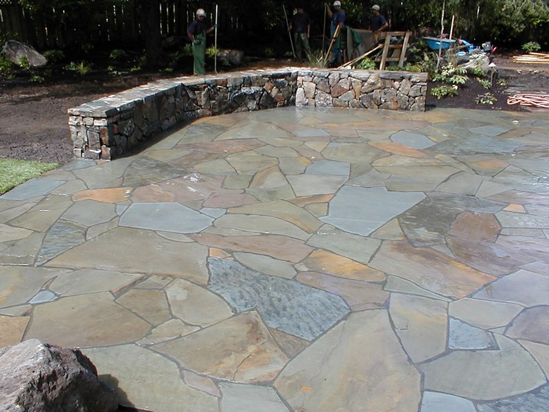 verigated bluestone patio lake oswego oregon 