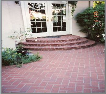 Brick patio 