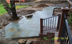 bluestone patio in Hillsboro oregon 