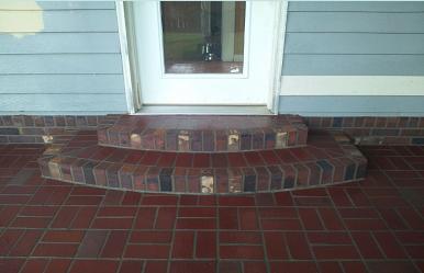 Brick radius step