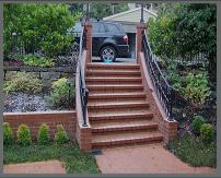 custon brick staircase in portland oregon 